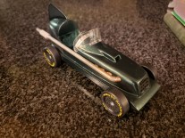 Green race car