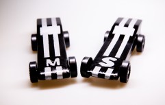 Salvatore and Michael first pinewood car.