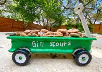 Girl Scout cookie wagon