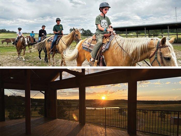 Horseback riding at McNeil